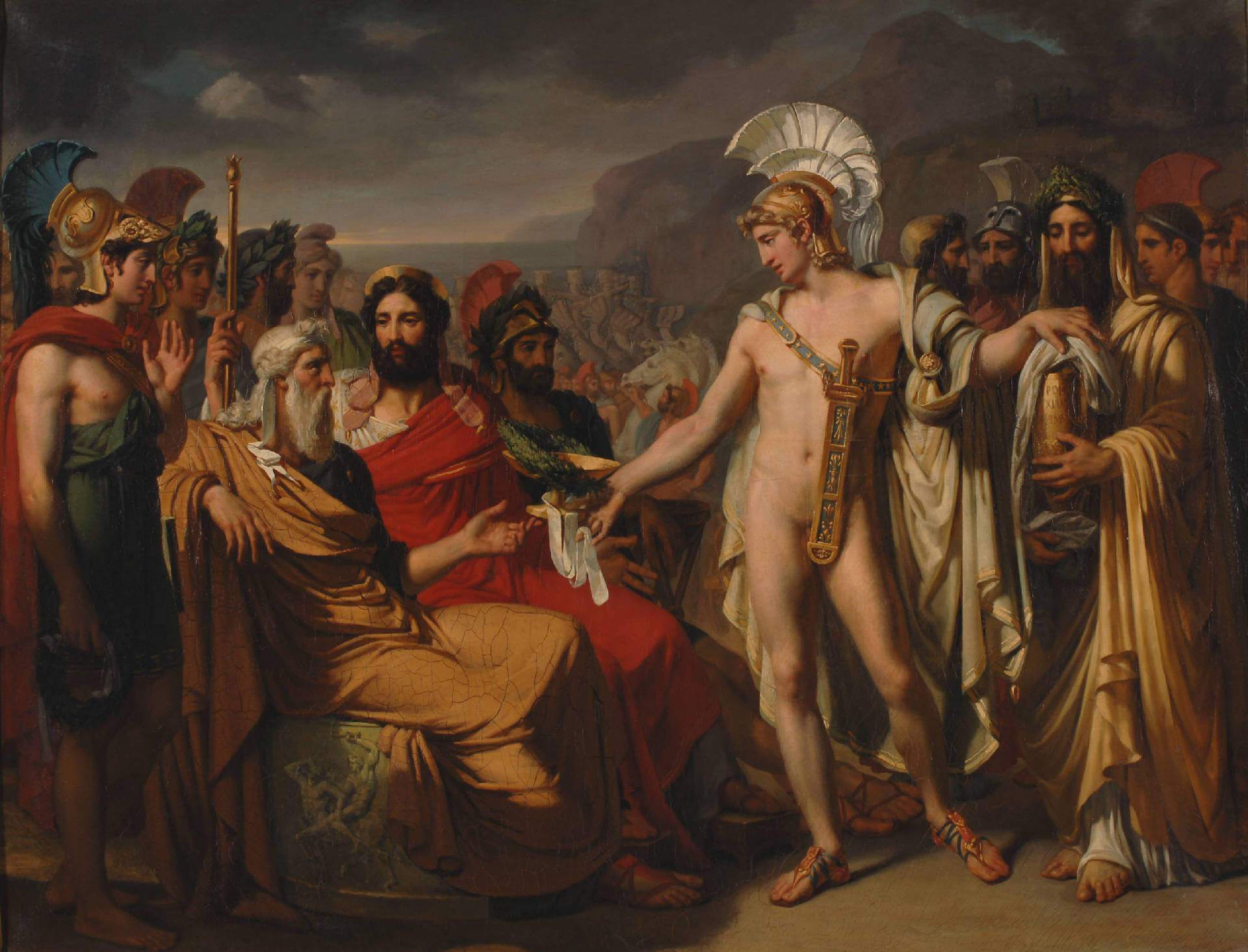 Achille présenté à Nestor