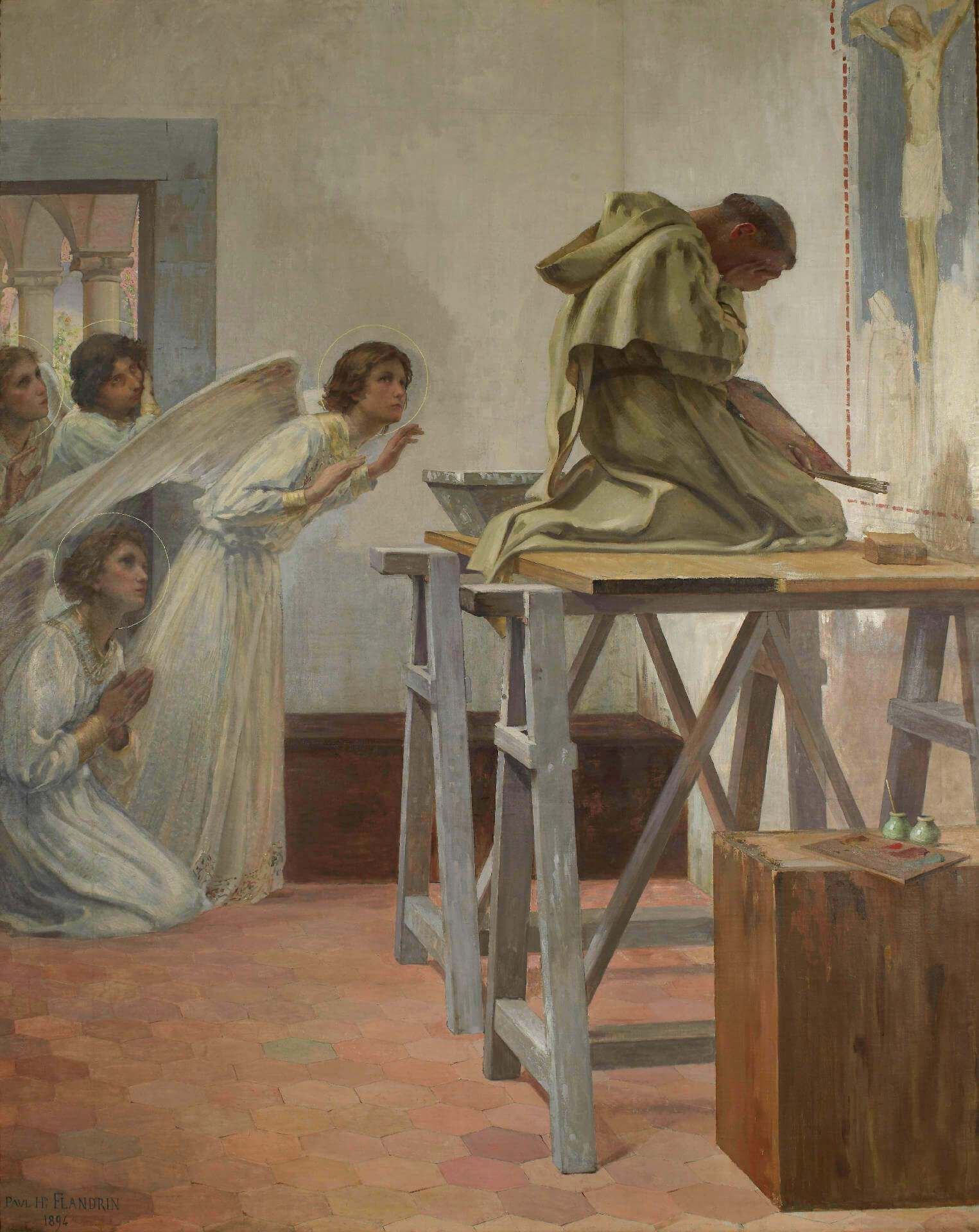 Fra Angelico visité par les anges