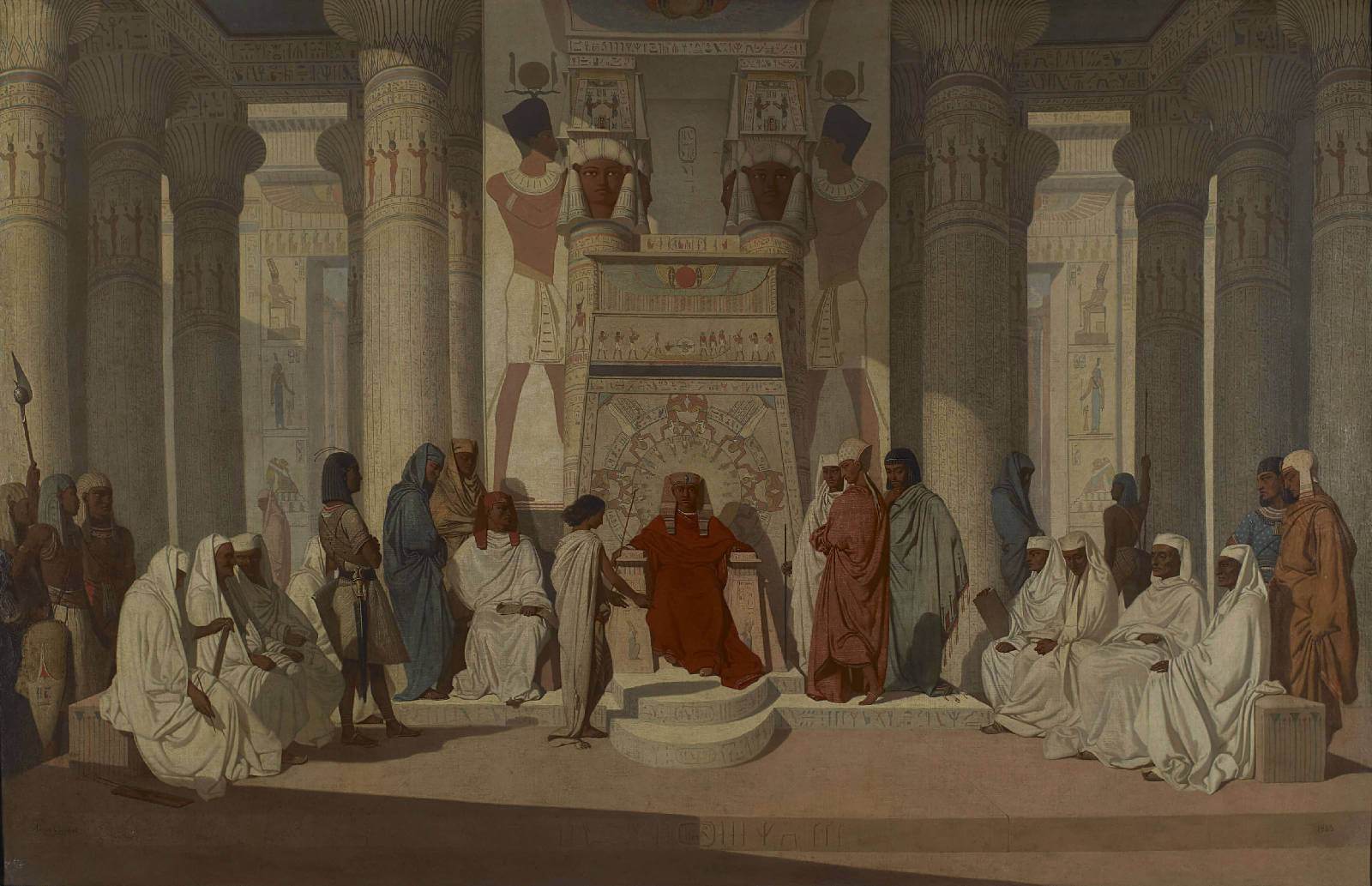 Joseph expliquant les songes de Pharaon